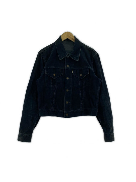 Levi's ジャケット ~70s 極東 マカオ製 スリムフィットジャケット コーデュロイ 黒