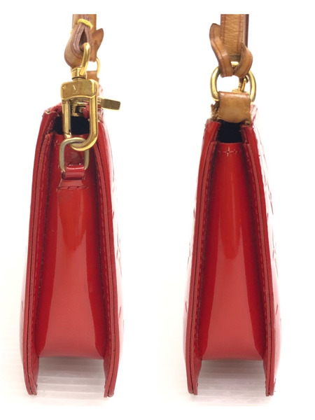 Louis Vuitton ヴェルニ レキシントン M91132 レッド LV レキシントン