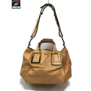 Chloe クロエ エテル 2WAYレザーバッグ ブラウン ショルダーバッグ 