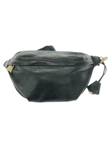 aniary レザーボディーバッグ 紺[値下]