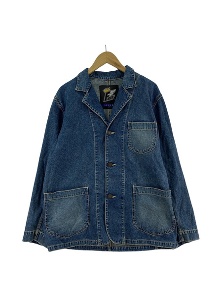 ［新品未使用］FRIPIERパフ袖カバーオールデニムジャケット 極美品 BEARDSLEY《FRIPIER》パフ袖カバーオールデニム