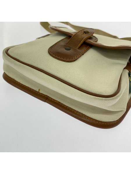 BRADY ショルダーバッグ レザーキャンバス サコッシュ