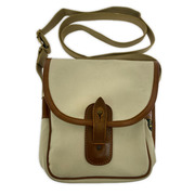 BRADY ショルダーバッグ レザーキャンバス サコッシュ