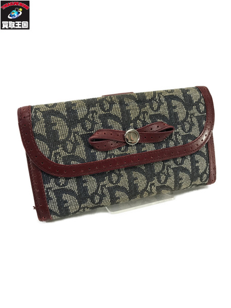 Dior 長財布 トロッターリボン長財布  04-LU-1005
