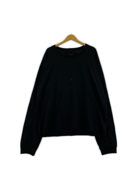 GIVENCHY 24SS ロゴ×ドラゴン L/SプリントTee BM71KP3YJY[値下]