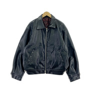 . レザージャケット Belvet Leather Jacket BLK