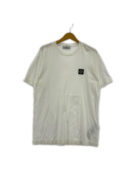 STONE ISLAND 半袖Tシャツ・カットソー S/S ロゴパッチ カットソー (L)WHT