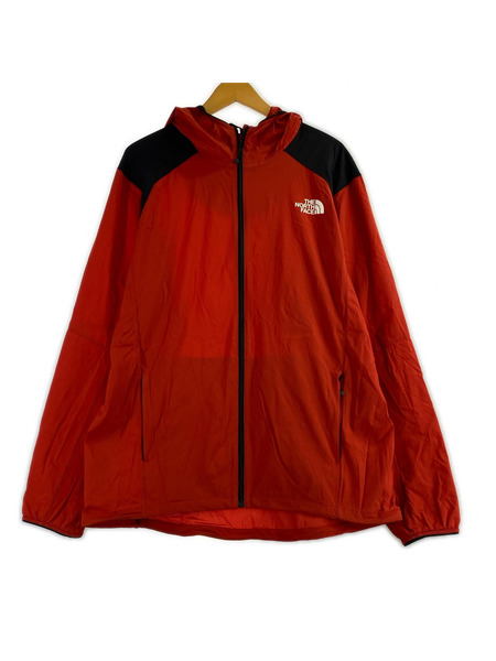THE NORTH FACE ジャケット Anytime Wind Hoodie 赤 (XL)