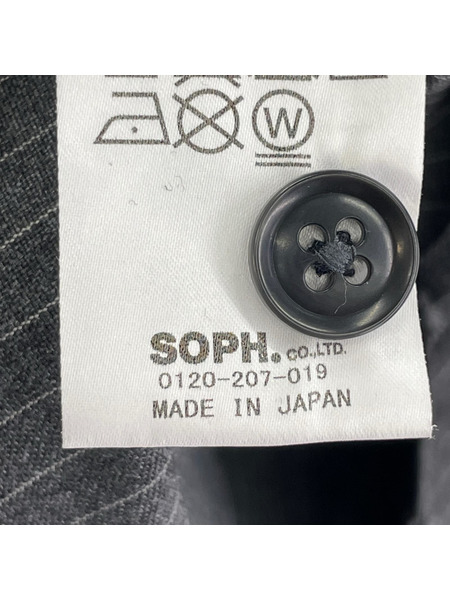 uniform experiment 半袖シャツ 24SS ピンストライプベースボールシャツ (1)