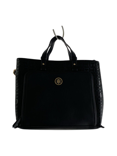TOMMY HILFIGER ハンドバッグ 2WAY BLK[値下]