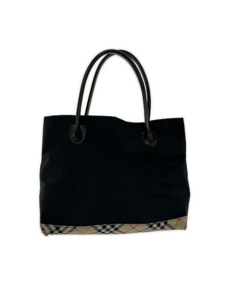 BURBERRY BLUE LABEL トートバッグ ノバチェックトートバッグ 黒