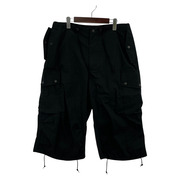 Needles パンツ FIELD SHORT-C/N OXFORD L ブラック