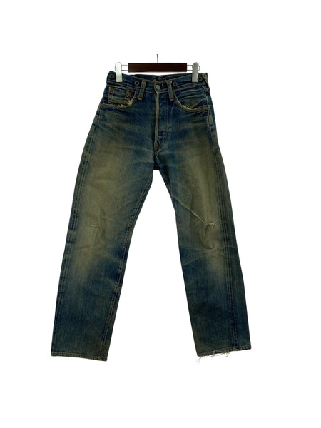 EVISU デニム・ジーンズ Lot2507 No.2 虎耳 ボタンフライ scovilリベット