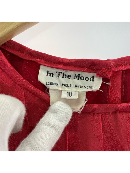 OLD・VINTAGE 長袖ワンピース IN THE MOOD RED 10