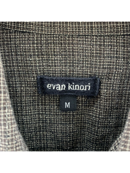 長袖シャツ evan kinori/BIG SHIRT/総柄