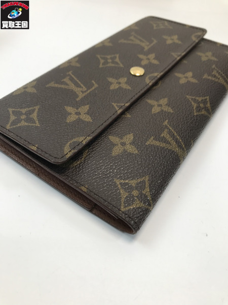 LOUIS VUITTON ルイヴィトン LV M61215 ポルトトレゾール インターナショナル モノグラム ロングウォレット 折りたたみサイフ