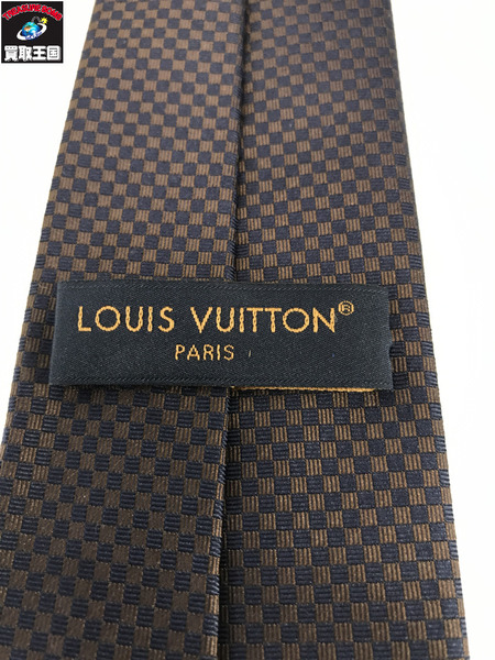 LV  マイクロダミエ 8CM ネクタイ