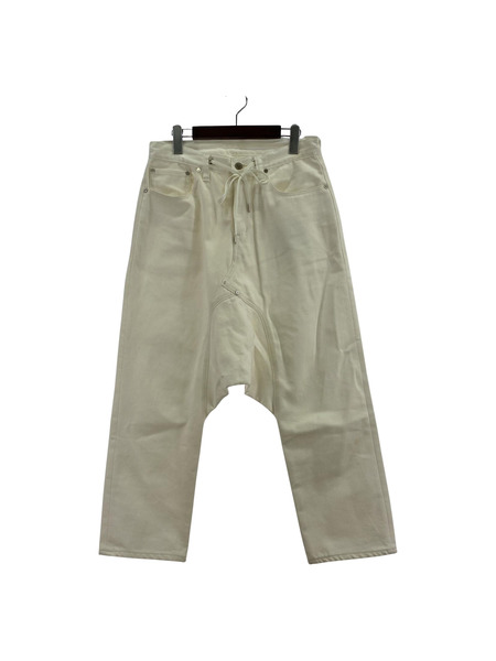 FUMITO 5-pocket sarrouel pants サルエルパンツ ホワイト FU-PA-104[値下]