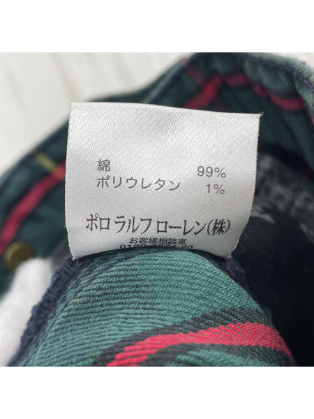 POLO RALPH LAUREN パンツ 変形チェックパンツ (W30)