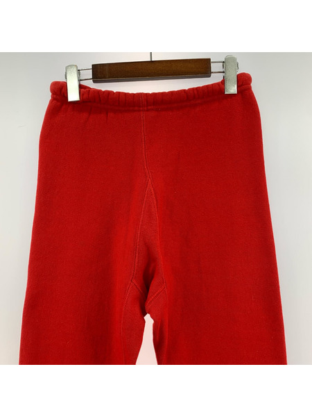 Champion パンツ 80s RW NYACプリントスウェットパンツ (S) 赤