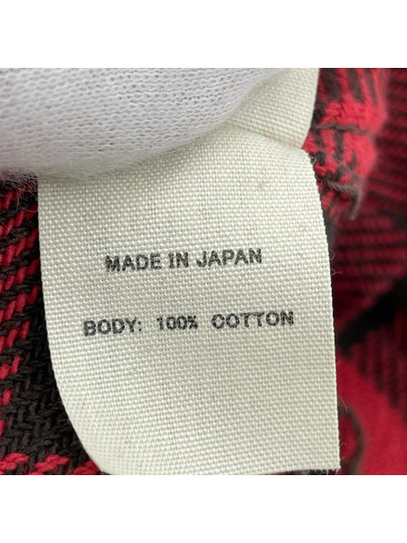 TOYS McCOY 長袖シャツ スター 刺繍 チェック 赤黒 (16)
