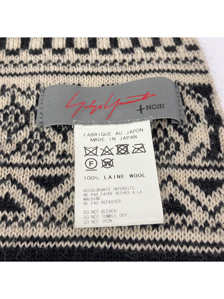 Yohji Yamamoto ノルディック柄 マフラー