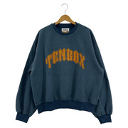 10匣 TENBOX Reversible Sweat クルーネックスウェット ブルー TBX-010SW-24
