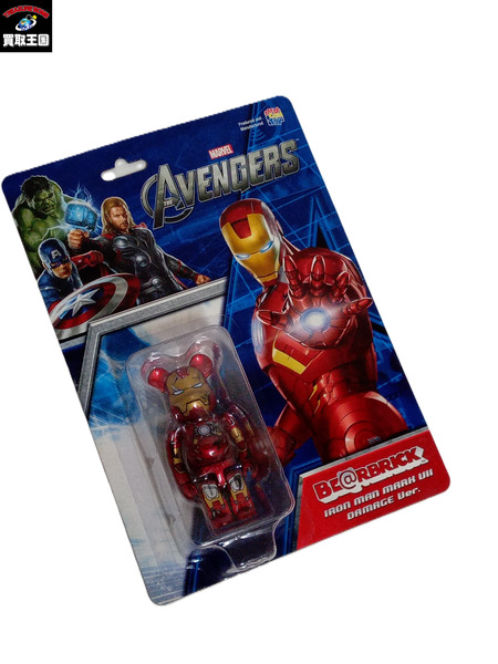 MARVEL BE＠RBRICK アイアンマン マークVII ダメージVer.