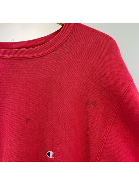 Champion スウェット・トレーナー Reverse Weave 90s ピンク
