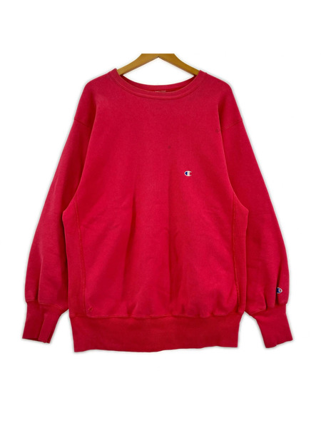 Champion スウェット・トレーナー Reverse Weave 90s ピンク