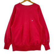 Champion スウェット・トレーナー Reverse Weave 90s ピンク