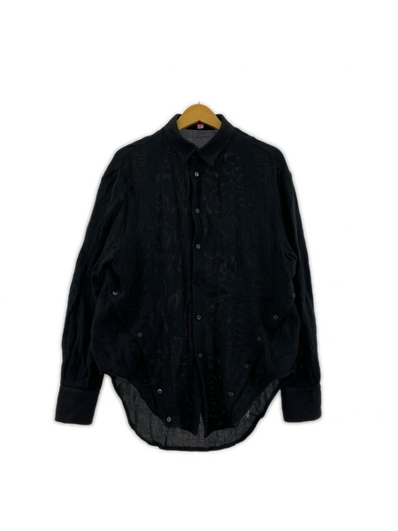 ECKHAUS LATTA メッシュシャツ S ブラック[値下]