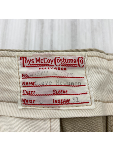 TOYS McCOY パンツ チノ ベージュ W32[値下]