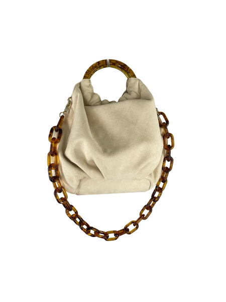 LANVIN ショルダーバッグ 2WAYバッグ クリーム