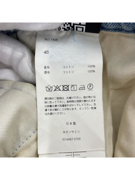 デニム・ジーンズ NEONSIGN/Drill Wide Denim Pants v1.6/46