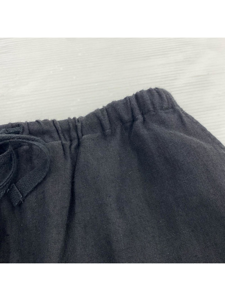 COMOLI 23SS カナパドローストリングロングパンツ 2 黒 X01-03019