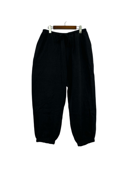 COMOLI 23SS カナパドローストリングロングパンツ 2 黒 X01-03019