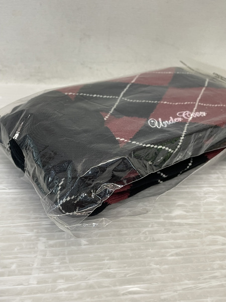 UNDERCOVER 19SS BOOTLEG TRUTH アーガイルソックス 赤黒[値下]