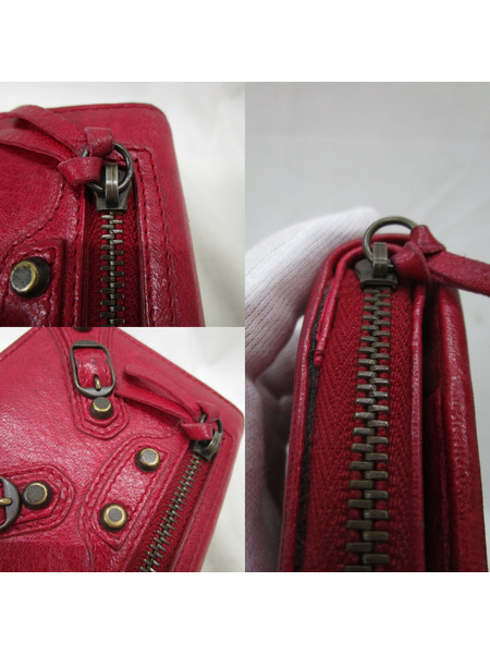 BALENCIAGA コンパクトウォレット 赤 168503・496334