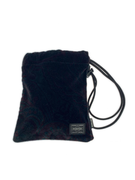 WACKO MARIA ソノ他バッグ PORTER ベロア ペイズリーポーチ