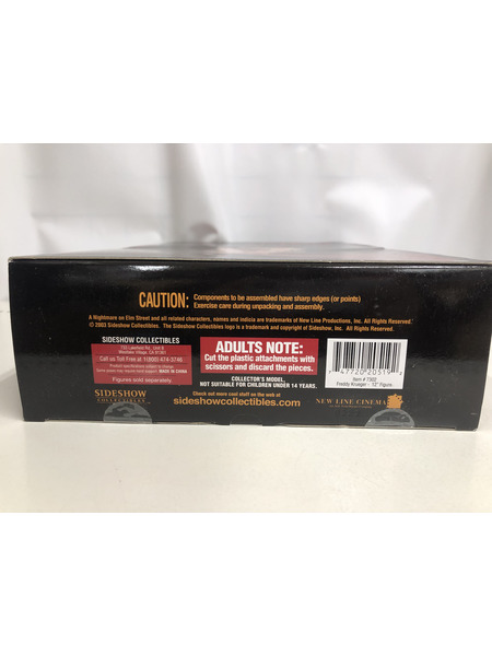 海外TOYその他 SIDESHOW COLLECTIBLES エルム街の悪夢 フレディ