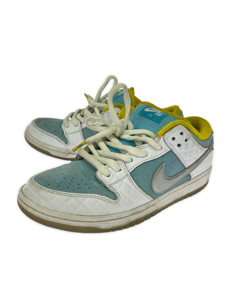 NIKE SB スニーカー ×FTC DUNK LOW White/Blue 27.5cm
