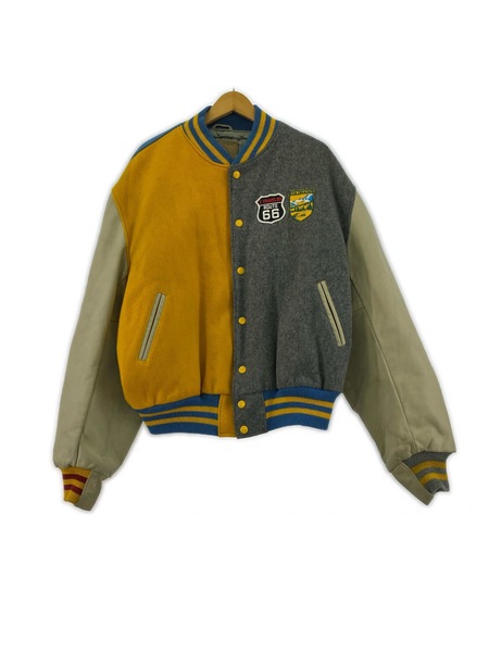 OLD・VINTAGE ジャケット 80-90s Golden Bear スカジャン XL 切替 USA製