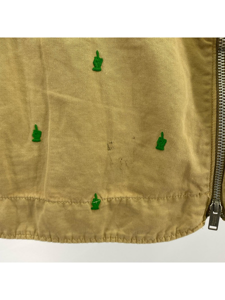 UNDERCOVERISM 13SS OX FF ファックフィンガー刺繍 ライダースジャケット 3