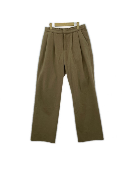 ISSUETHINGS カシミヤ混 ウールパンツ 2 ベージュ