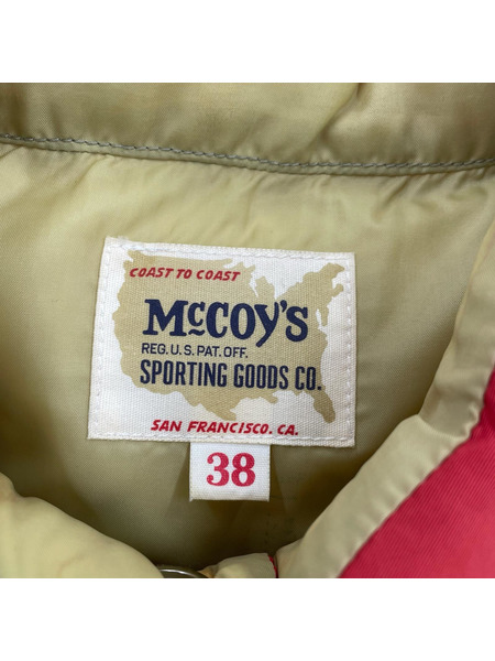 REAL McCOY’S ダウンベスト ヨークダウンベスト