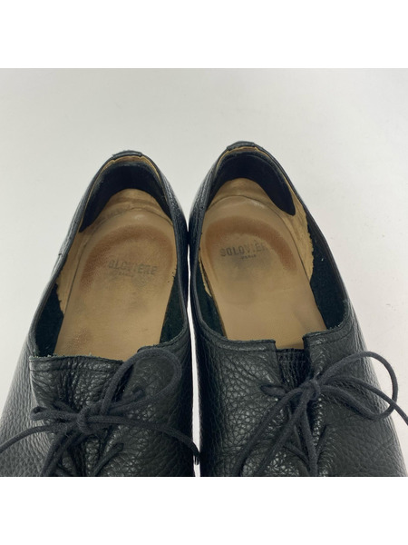 SOLOVIERE シューズ フラットレザーシューズ BLK 43