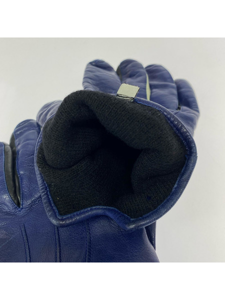 Paul Smith ソノ他 Leather Glove 青