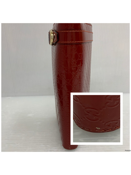 グッチ GUCCI グッチシマ ジップアラウンドウォレット 309758 496334 ラウンドファスナー長財布 エナメル 