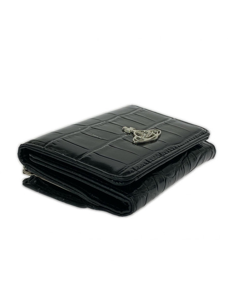 Vivienne Westwood クロコ型押シ ガマ口 コンパクトウォレット